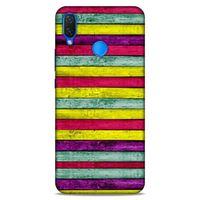 Lopard Huawei Psmart 2019 Uyumlu Kılıf Wood'X (30) Silicone Case Desenli