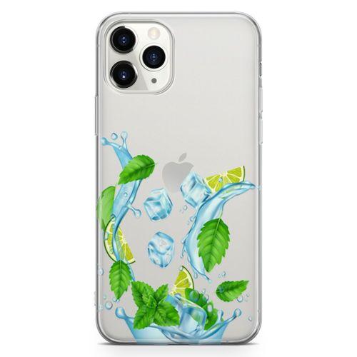 Apple iPhone 11 Pro Max Kılıf Nane Limon Buz Arka Kapak Koruma Desenli Full Koruyucu