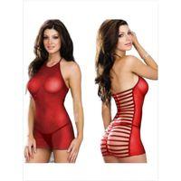 Fantezi Seksi Kırmızı Tül Babydoll Gecelik