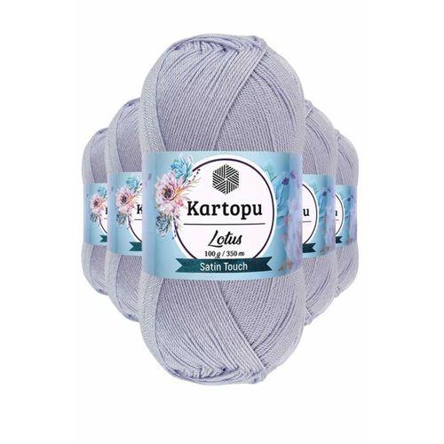 5 Adet Lotus Bikini Büstiyer Bluz Örgü İpi  K714 Gri