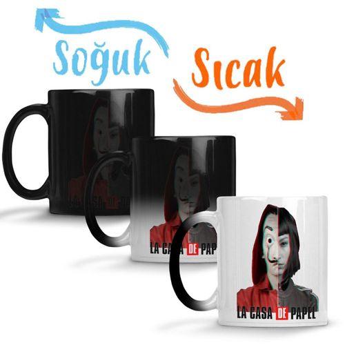 La Casa De Papel 03 Sihirli Kupa Bardak Porselen