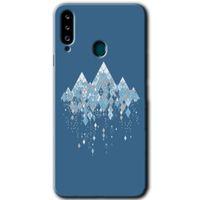 Potkal Hediye Fabrikası Samsung Galaxy A20s HD Baskılı Kılıf + 9D Tam Ekran Koruyucu - İceberg