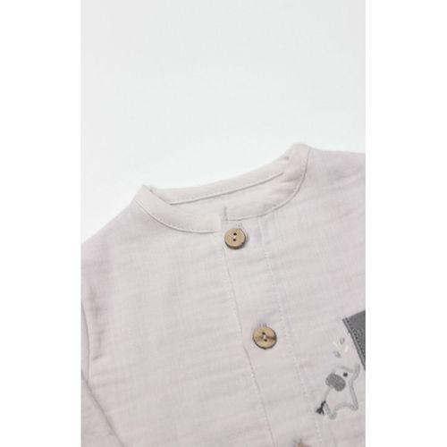 Bistyle Bistyle 2li Takım Müslin Star Elephant 14143 Gri