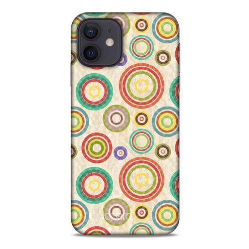 Apple iPhone 12 Kılıf Pastel Renkler (41) Tank Kılıf Bej Yeşil