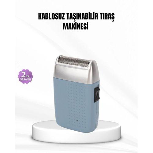 Taşınabilir Şarjlı Tıraş Makinesi – Kuru Kullanım, Özel Sakal Başlıkları