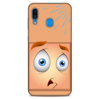 Emojix (55) Samsung Galaxy A30 Kılıf Silikon Kapak Desenli