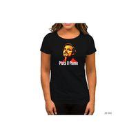 Narcos Plata O Plomo Siyah Kadın Tişört