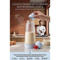 Hepsi Bir Arada Hamur Karıştırıcı Şişe BlenderBall Tel Toplu Isıya Dayanıklı Dağıtıcı Krep Pankek Akıtma Yapıcı 723659