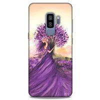 Y.Liva-2021 Özel Seri Lavanta Samsung Galaxy S9 Plus Kılıf Silikon Kapak