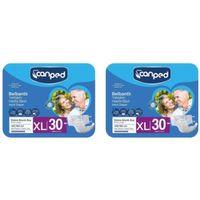 Canped Belbantlı Hasta Bezi Ekstra Büyük Boy XLarge 30'lu 2 paket / 60 adet