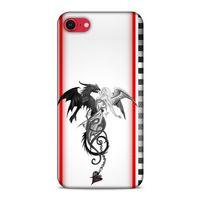 Lopard Apple iPhone SE 2020 Uyumlu Kılıf Tattoo's (49) Ultra Silikon Kılıf Dragon Love