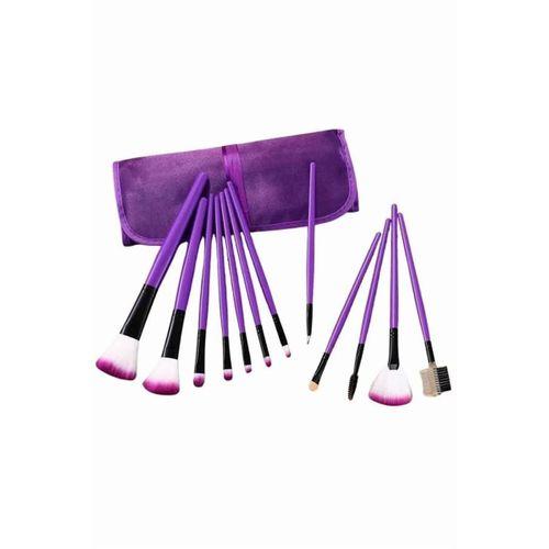 12 Parça Profesyonel Makyaj Fırça Seti