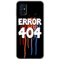 Samsung Galaxy M31s Kılıf HD Desen Baskılı Arka Kapak + Temperli Cam - 404 Error