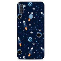 Samsung Galaxy A11 Uyumlu Kılıf Mavi Delisi (22) Tam Koruma Kılıfı Astronot