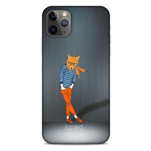 Apple Iphone 11 Pro Max Kılıf FunnyMaX (48) Bumper Kılıf Turuncu Tilki