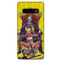 Samsung Galaxy S10 Plus Uyumlu Kılıf Harley Quinn (36) Glitter Kılıf Lavanta mor