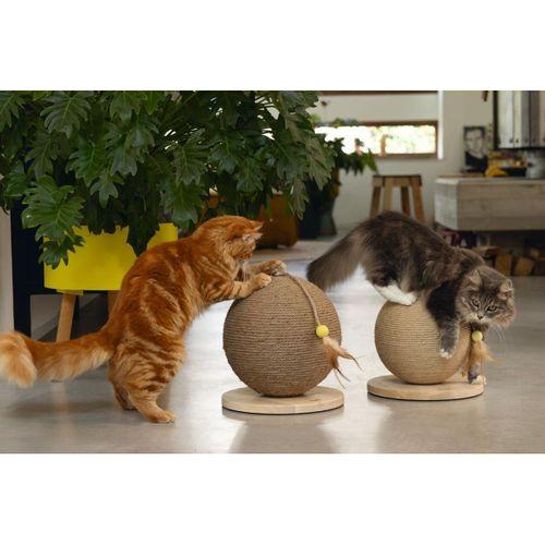 Beeztees DBL Kedi Tırmalama ve Oyuncağı, 30x31x31,5cm