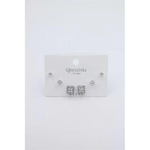 Çoklu Set Küpe - Gümüş