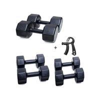 Ps Spor 3 Çift Dambıl Set 3 Kg + 5 Kg + 7 Kg + Ayarlanabilir Sayaçlı El Yayı