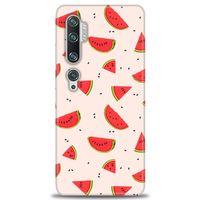 Xiaomi Mi Note 10 Pro Kılıf HD Baskılı Kılıf - Karpuz Dilimleri + Tam Ekran Koruyucu