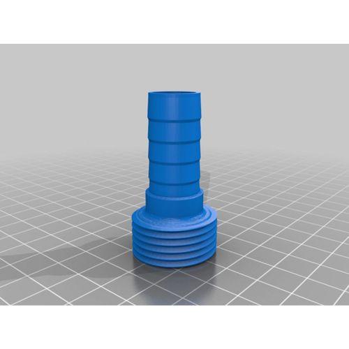 4 İnç Erkek Hortum Adaptörü 16mil Hortum Basınç Uygulaması İçin 3D Baskı (Bu ürün Sadece Plastik parçadır - Almadan Önce Soru Sorabilirsiniz)