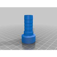 4 İnç Erkek Hortum Adaptörü 16mil Hortum Basınç Uygulaması İçin 3D Baskı (Bu ürün Sadece Plastik parçadır - Almadan Önce Soru Sorabilirsiniz)