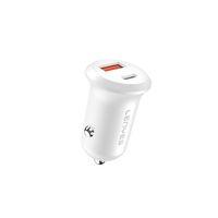 Lenyes CA53 Hızlı Şarj Özellikli Dual Type-C + USB-A Portlu Mini Araç Şarj Aleti 30W