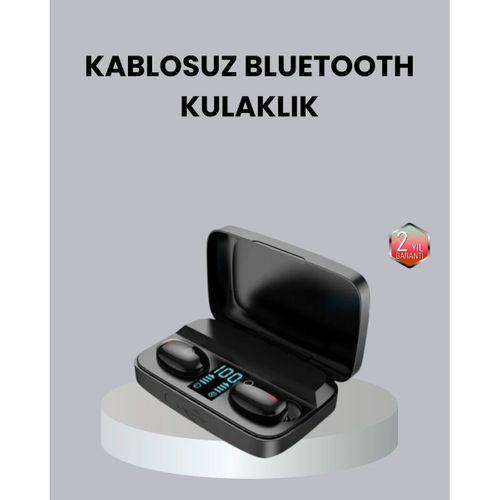Tws A10s Bluetooth 5.0 Kulaklık Powerbank Şarj Kutulu Mini Tasarım