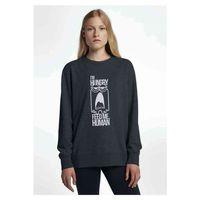 I'M HUNGRY Baskılı Füme Antrasit Kadın Sweatshirt