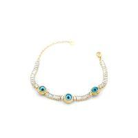 Nazar Su Yolu Bileklik - Altın