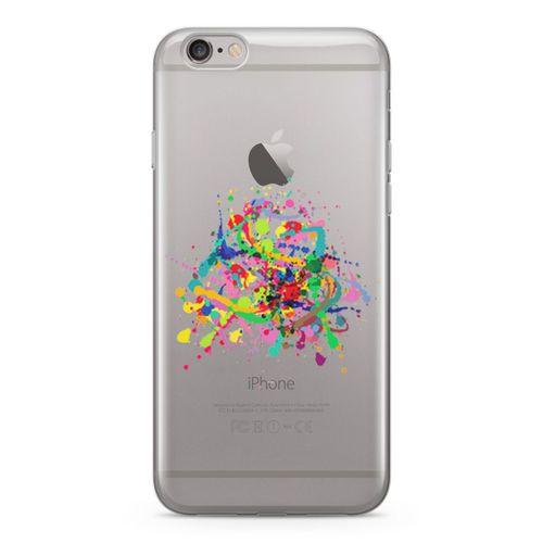 Apple iPhone 6 Plus - 6S Plus Kılıf Suluboya Afiş Arka Kapak Koruma Desenli Full Koruyucu