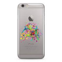 Apple iPhone 6 Plus - 6S Plus Kılıf Suluboya Afiş Arka Kapak Koruma Desenli Full Koruyucu
