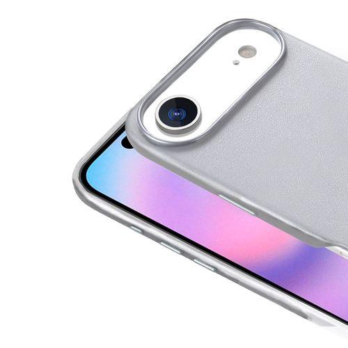 Apple iPhone 17 Air Kılıf M-safe Şarj Özellikli PU Deri Görünümlü Zore Kupra Kapak