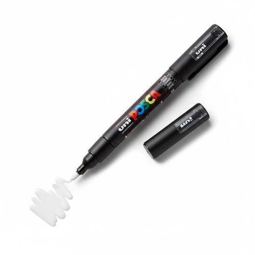 UNİBALL POSCA 0.7 SU BAZLI BOYAMA MARKÖRÜ SİYAH- (UNİ-PC-1M ) (N)