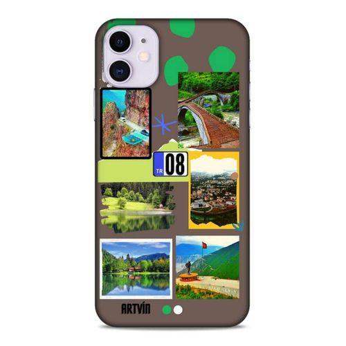 Lopard Apple Iphone 11 Uyumlu Kılıf Şehirli ※ (8) Artvin Baskılı Kılıf