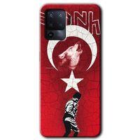 Oppo Reno 5 Lite HD Baskılı Kılıf + 9D Tam Ekran Koruyucu - Bozkurt Atam