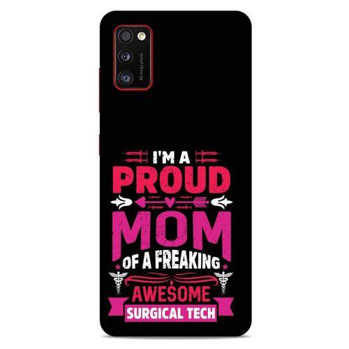 Samsung Galaxy A41 Uyumlu Kılıf Pembe Delisi (48) Bumper Kılıf Writing