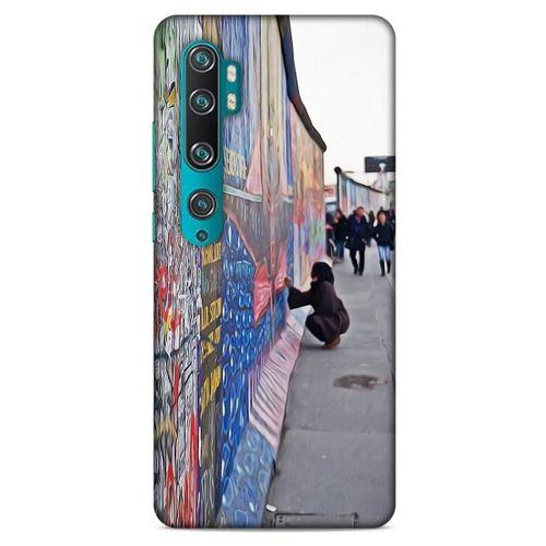Xiaomi Mi Note 10 Kılıf Almanya (40) Fit Silikon Kılıf Berlin Duvarı