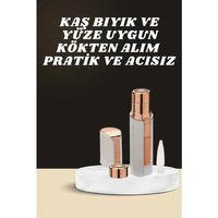 Kaş Bıyık Ve Yüz Epilasyon Aleti Ve Titreşimli Yüz Temizleme Masaj Aleti İkili Set