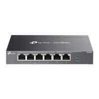 OMADA DS106P, 6 Port Gigabit,  4 Port Gigabit PoE+, 67W, Yönetilemez, Masaüstü Metal Kasa Sessiz Switch