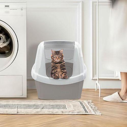Imac Maddy Kapalı Kedi Tuvaleti Bej/beyaz 65x47,5x47,5cm