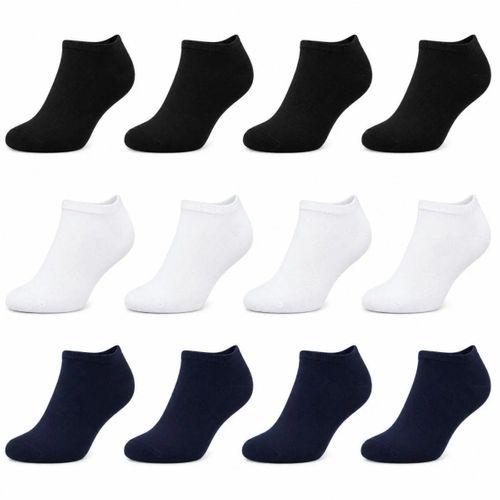 Erkek Patik Çorap 12’li Renk Seçenekleri 39-44 Yüksek Pamuklu Dikişsiz Koku Karşıtı