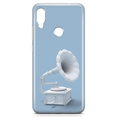 Xiaomi Redmi Note 7 Pro Kılıf Gramofon Arka Kapak Koruma Desenli Full Koruyucu