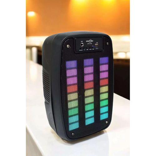 Kablosuz Bluetooth Hoparlör Taşınabilir 6.5 İnç Led Işık Kareoke