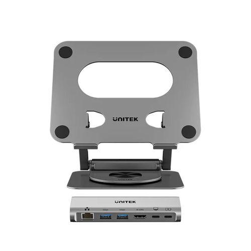 UNITEK 360° METAL 15.6” NOTEBOOK STAND (D1109CGY01)