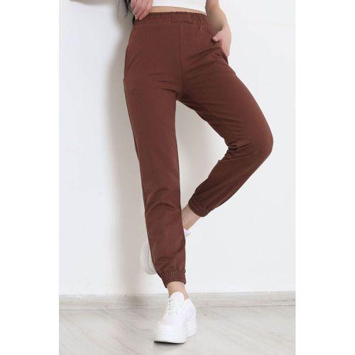 Paça Lastikli Eşofman Altı Kahve - 330368.1608.
