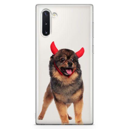 Samsung Galaxy Note 10 Kılıf Pom Köpek Arka Kapak Koruma Desenli Full Koruyucu