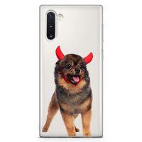 Samsung Galaxy Note 10 Kılıf Pom Köpek Arka Kapak Koruma Desenli Full Koruyucu