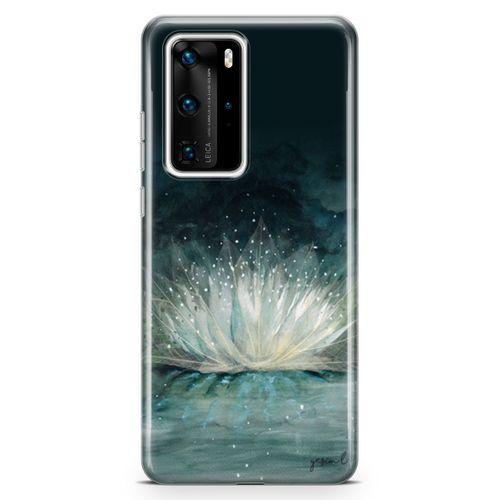 Huawei P40 Pro Kılıf Nilüfer Arka Kapak Koruma Desenli Full Koruyucu