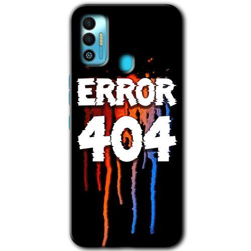 Tecno Spark 7T Kılıf HD Desen Baskılı Arka Kapak - 404 Error
